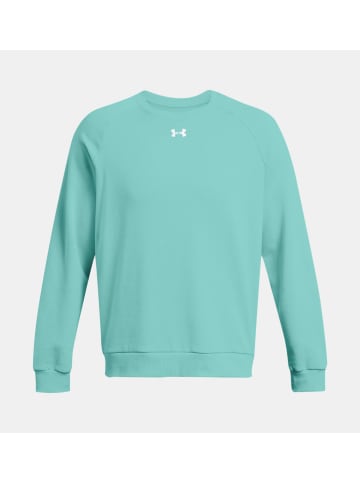 Under Armour Sweatshirt UA RIVAL FLEECE CREW in Türkis