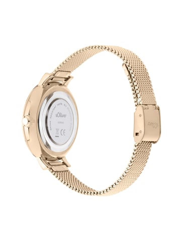 s.Oliver Armbanduhr Charming Time in roségold