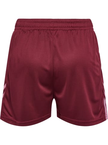 Hummel Hummel Shorts Hmlactive Multisport Damen Atmungsaktiv Feuchtigkeitsabsorbierenden in BURGUNDY