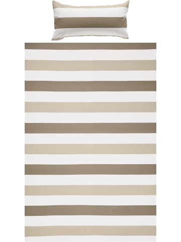 REDBEST Renforcé Bettwäsche in taupe-beige