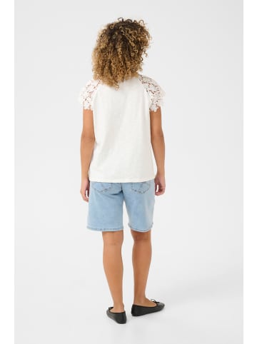 Cream T-shirt CRFin Regular fit in Snow White