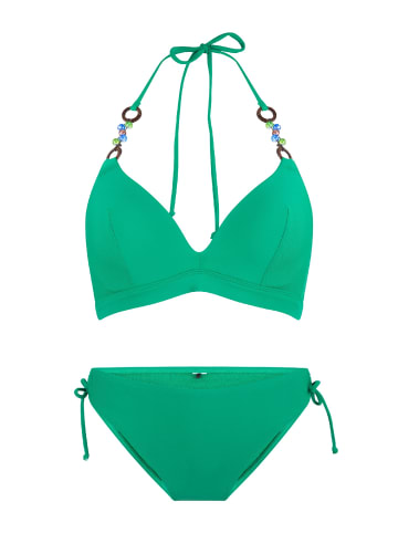 Linga Dore padded bikiniset Triangle in Green