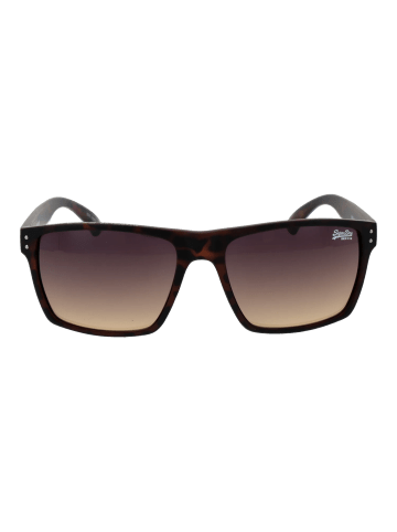 Superdry Unisex Sonnenbrillen Rechtwinklig Braun