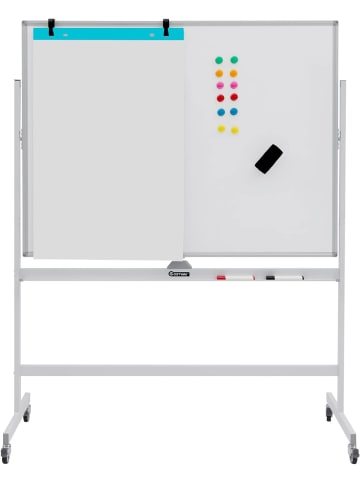 COSTWAY Whiteboard 120x90cm in Weiß