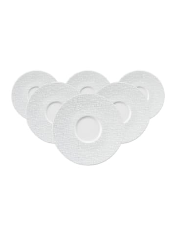 Seltmann Weiden 6er Set Untertassen Life Fashion ø 16,5 cm in Elegant Grey
