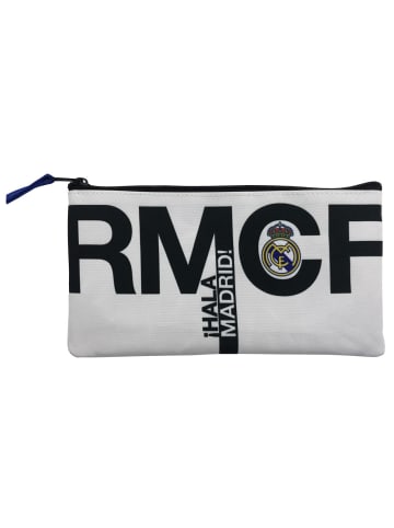 Real Madrid Federmäppchen 22,5x12x1cm flaches Mäppchen Reißverschluss