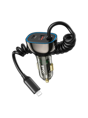 Wisam BWOO CC96L 30W PD Kfz-Ladegerät 1x USB-C 1x USB-Anschluss mit