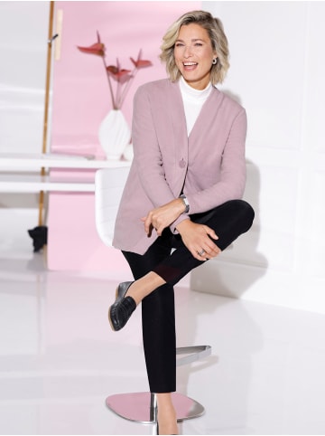 Sieh an! Fleece-Jacke in mauve