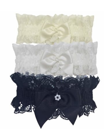 Trasparenze Strumpfband TONO SU TONO in weiss