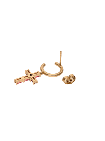 NAEMI Women Earrings in Rose Gold Pink
