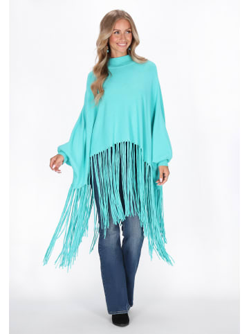 IZIA Women Sweater in turquoise