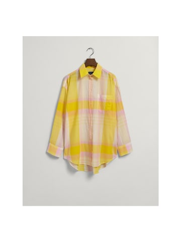 Gant Langarmbluse in canary yellow