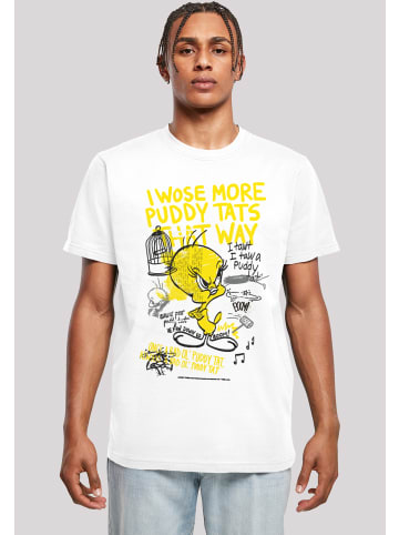 F4NT4STIC T-Shirt Looney Tunes Tweety Pie More Puddy Tats in weiß