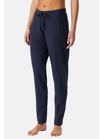Schiesser Schlafanzug Hose Mix & Relax in Deep blue