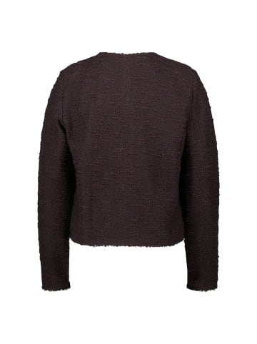 Zero  Blazer Bouclè mit Knöpfen in Patch BrownBlack