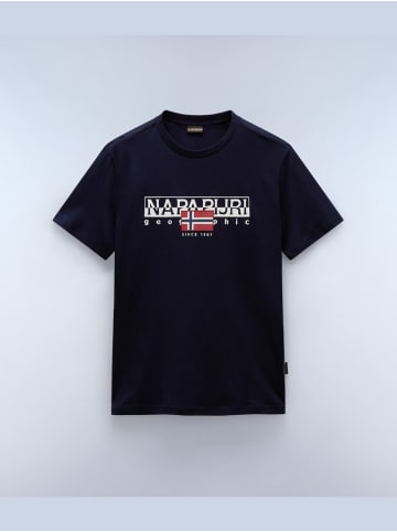 Napapijri T-Shirt "S-Aylmer" in Blau