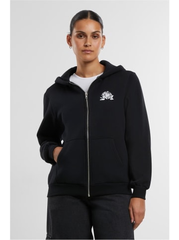 Mister Tee Hoodie "Romantic Dreamers Ladies Fluffy Zip Hoody" in Schwarz