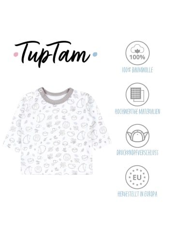 TupTam 5er- Set Langarmshirts in beige Modell 1