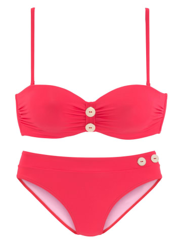 Vivance Bügel-Bandeau-Bikini in knallrot