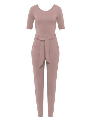 Les Lunes Jumpsuit Layla in dark taupe
