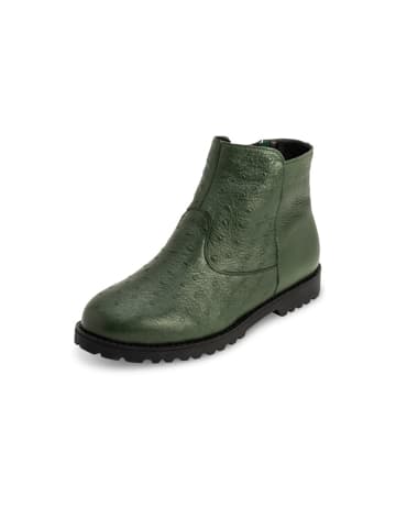 VITAFORM Hirschleder Stiefeletten in tannengrün