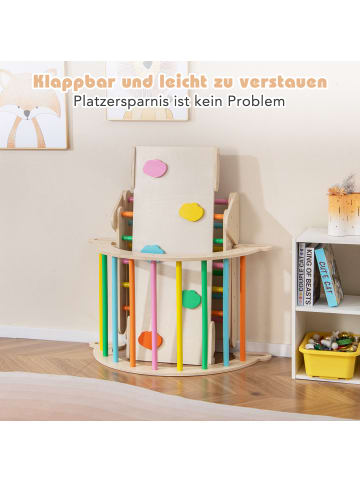 COSTWAY 4 in 1 Kletterdreieck ab 1 Jahre in Bunt