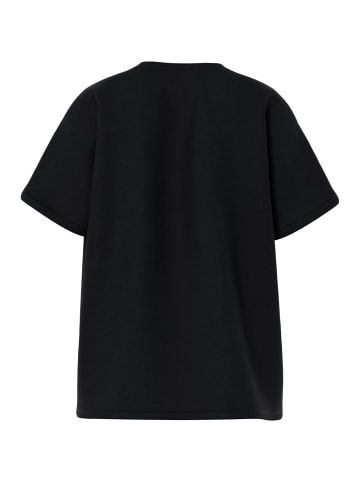 Pieces T-Shirt in Oversize in Black