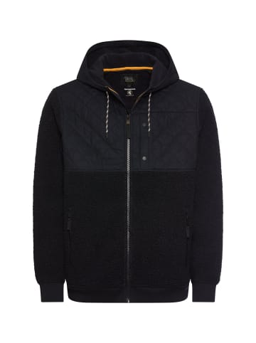 Camel Active Fleecejacke mir Kapuze und Seitentaschen in Navyblau