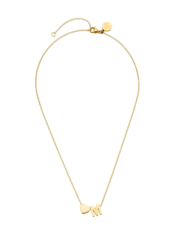 PURELEI Kette Letter Heart M Gold