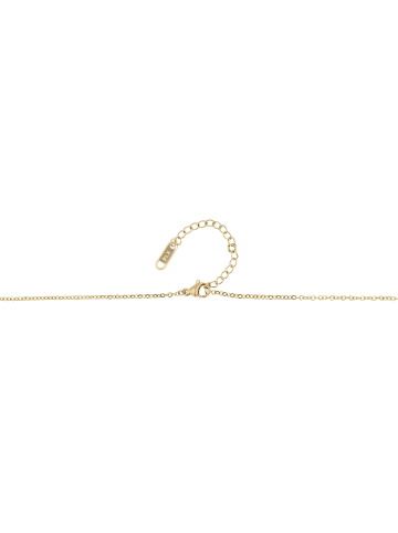 Adeliás Damen Halskette – Unendlichkeitszeichen aus Edelstahl 43 cm in gold