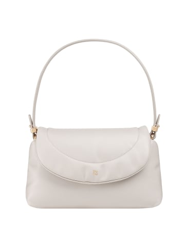 DuDu Melville Schultertasche Leder 29 cm in pearl