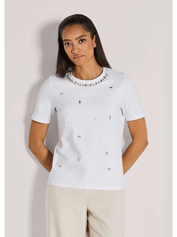 MADELEINE Elegantes Shirt mit Strassakzenten in weiß