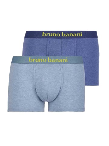 Bruno Banani Boxershort 2er Pack in Jeansblau/Hellblau