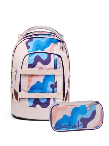 Satch Schulrucksack-Set PACK Candy Clouds 2-teilig in Rosa