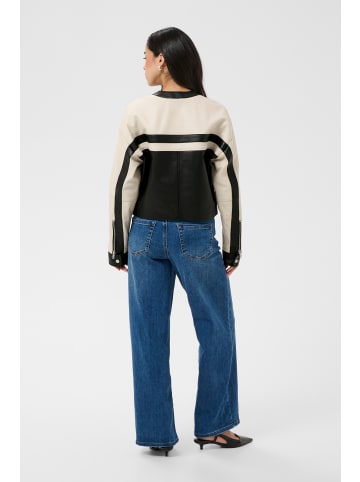 Kaffe Lederjacke KAraya Regular fit in Black Deep