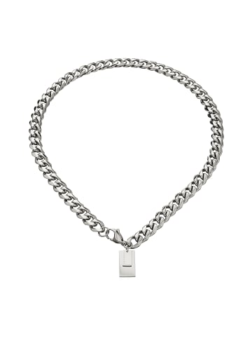 LIEBESKIND BERLIN Kette Chunky Tag in silber