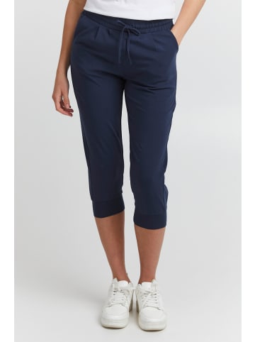 Oxmo Caprihose OXOdda - 21800072-ME  Caprihose mit Eingrifftaschen in Blau