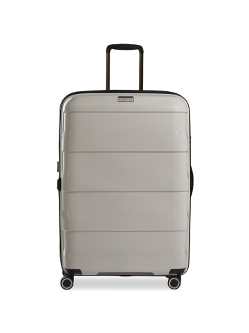Straw + 4 Rollen Trolley 75 cm mit Dehnfalte beige