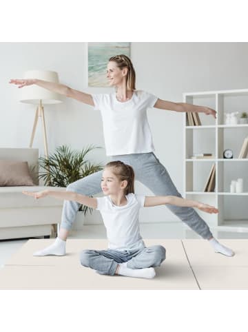 COSTWAY Gymnastikmatte 180 x 60 cm in Beige
