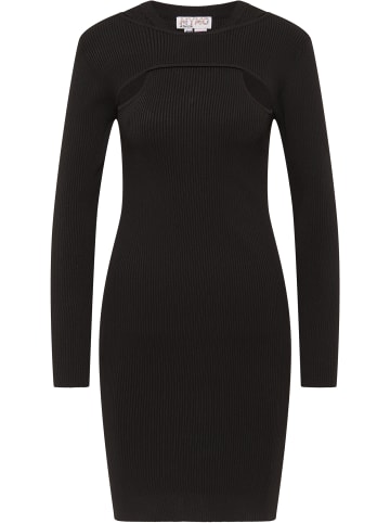 myMO ATHLSR Damen Strickkleid in Schwarz