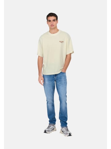 Only&Sons T-Shirt 'Malik Jims' in beige