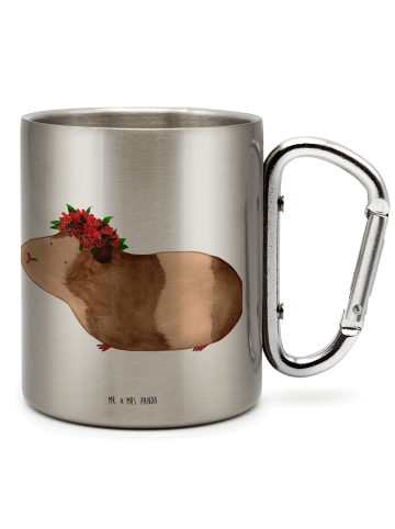 Mr. & Mrs. Panda Thermobecher Meerschweinchen Weisheit ohne Spruch in Silber