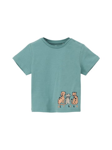 s.Oliver T-Shirt kurzarm in Petrol