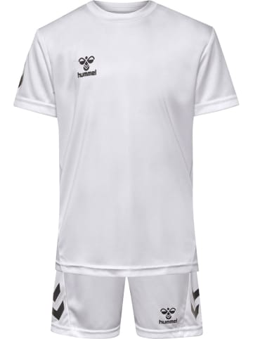 Hummel Kinder Trainingsanzug "Hmllogo Set Kids" in Weiß