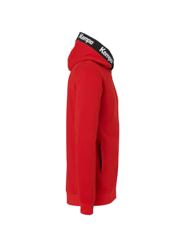 Kempa Kapuzenjacke Core 26 Kids in rot