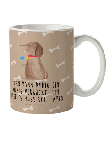 Mr. & Mrs. Panda Kindertasse Hund Blume mit Spruch in Hundeglück