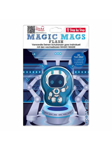 Step by Step Magic Mags Flash Robot Nino in blau