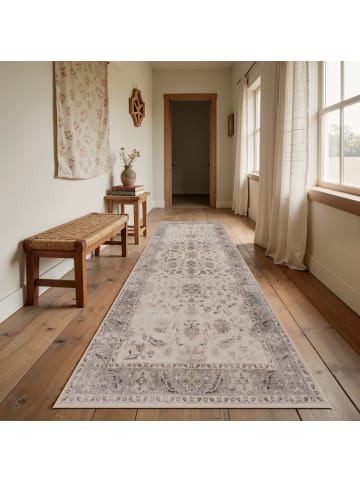 Teppich Boss Kurzflor Teppich Inka 1143, Läufer - Beige