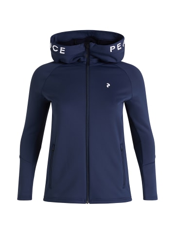 Peak Performance Funktionsjacke W Rider Zip Hood in dunkelblau