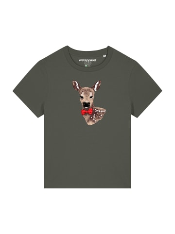 wat? Apparel T-Shirt Rehkitz in Khaki